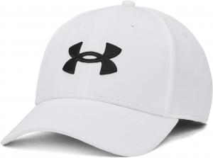 Under Armour мужская кепка Blitzing Cap Stretch Fit, (100) White/Black