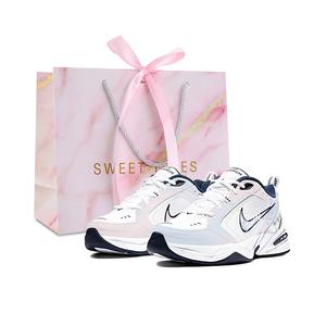Nike Air Monarch 4 устойчивые к истиранию кроссовки low top массивные unisex blue pink