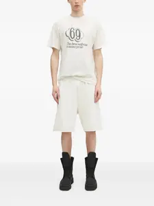 Премиальные шорты Aged Temple с логотипом Aries, белый