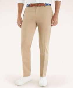 Легкие брюки-чиносы с простой передней частью, облегающие
