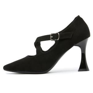 Тонкие туфли на шпильке 8,5 см для женщин POOQ, черный