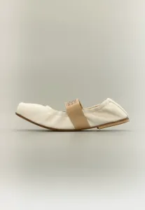Балетки с ремешком на щиколотке Mm6 Maison Margiela, Off Withe/Nude