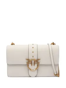Сумка на плечо Classic Love One Simply с заклепками PINKO, белый