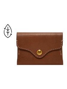 Женский кожаный футляр для карт Fossil, коричневый, SL8230200