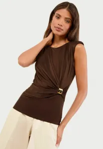 Подходит для верхней части с эластичной фурнитурой. Lipsy, Chocolate Brown