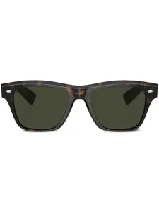 Солнцезащитные очки Oliver Sixties в квадратной оправе Oliver Peoples, зеленый