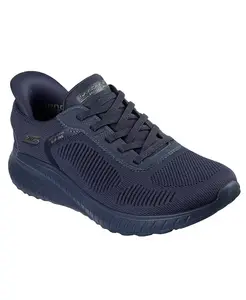 Женские слипоны: BOBS Sport Squad Chaos Walking Sneakers от Finish Line Skechers, синий