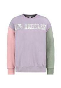 Толстовка Sublevel LANGARM MIT STÄDTENAMEN UND KONTRASTIERENDEN ÄRMELN, Lila/Lilac