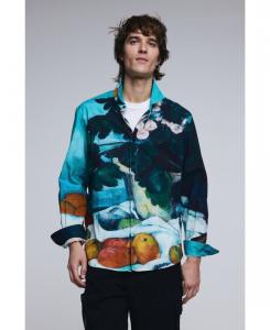 Мужская клетчатая рубашка Натюрморт Desigual, Light blue