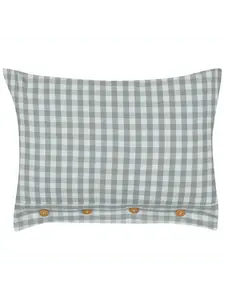 Декоративная подушка Beliani Deko TALYA, цвет grün/weiß/heller holzfarbton