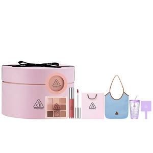 Набор для макияжа Full Of Love: легко растушевывается, натуральный цвет 3CE, taro paste plate+nude розовый+taro color