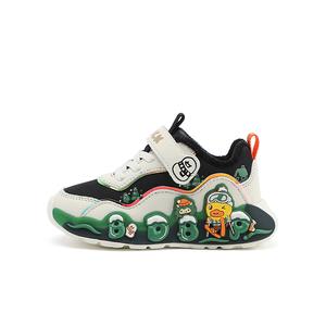 B.Duck Желтые утиные противоскользящие, износостойкие, термо низкие повседневные ботинки kids'