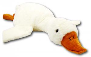 Плюшевая игрушка-талисман «Белый гусь», большая L-образная мягкая игрушка Inna marka