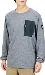 Мужская легкая толстовка MILLET Alpha Light Sweat II Crew Jacket (MIV01902), угольно-вереск