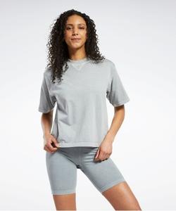 Футболка свободного кроя CL ND BOXY TEE Reebok, светло-серый
