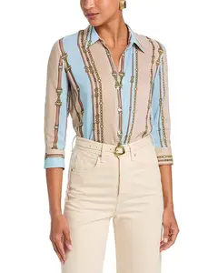 Блузка Camille с рукавами 3/4 L'Agence, мультиколор