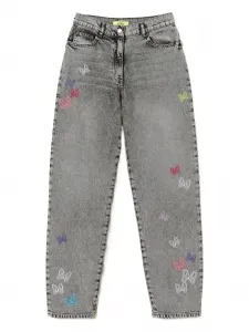 Джинсы Myfo с вышивкой TWINSET, серый