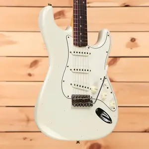 Fender Custom Shop Limited Postmodern Strat Relic - состаренный олимпийский белый-XN16567