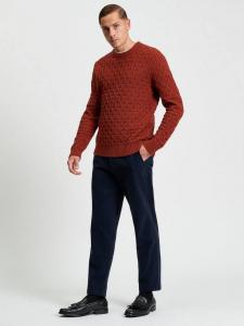 Хлопковые зауженные брюки из вельвета Ben Sherman