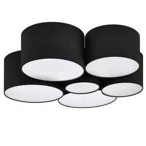 Потолочный светильник Eglo Pastore II, лен/сталь - 6-световой