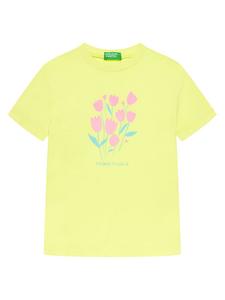 Футболка обычного кроя 3JERG10J3 United Colors Of Benetton, желтый