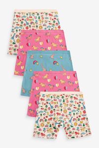 Укороченные трусы Stampy, 5 шт в упаковке (2 16 лет) Next, розовый