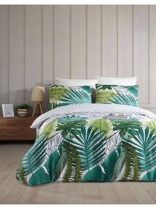 Colourful Cotton Комплект постельного белья "Nui" в бело-бирюзовой цветовой гамме