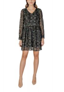 Платье ONLY с прозрачными рукавами, черный