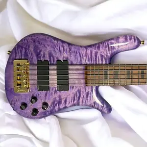 Spector USA NS-5XL, ультрафиолетовый глянцевый с Pau Ferro и предусилителем Haz-Lab *В НАЛИЧИИ*