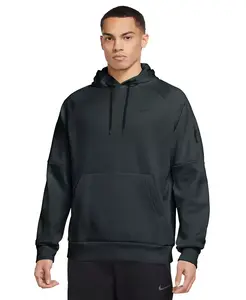 Мужская толстовка с длинным рукавом Therma-FIT с логотипом Nike, зеленый