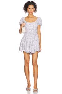 Мини-платье Calissa Majorelle, blue & pink multi