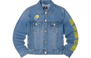 Lee Улыбка Джинсовая куртка Женская Голубая, Light Blue
