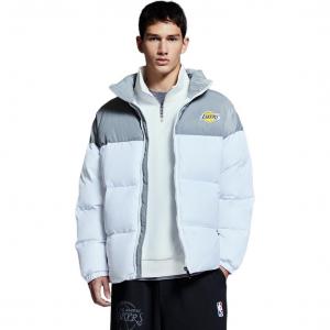 JACK JONES x NBA Пуховик Пальто Зимний Унисекс Сырой Белый JACK&JONES