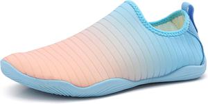 Водные туфли для мужчин и женщин, водные виды спорта, плавание, пляж, серфинг, ходьба, танцы, йога, фитнес, тренировки, многофункциональная обувь Generic, синий/розовый