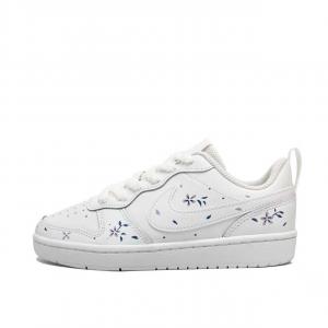 Детские скейтерские кроссовки Court Borough для младших школьников Nike, белый фиолетовый