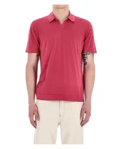 Красные футболки и поло из сверхлегкого хлопка. Drumohr, красный