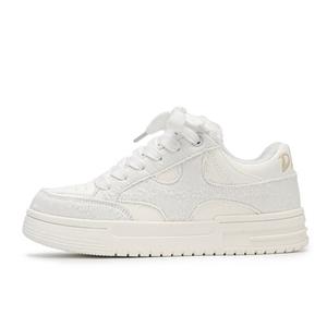 Нескользящие, амортизирующие, ударопрочные, износостойкие, низкие кроссовки, женские, цвета экрю LIANGHUO, Ecru