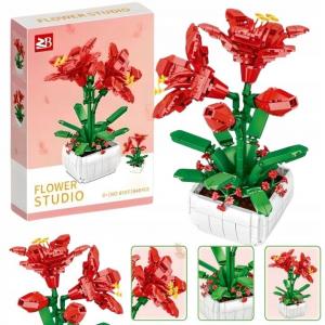 Creator Block Construction Цветы Liles Цветочный Горшок Украшение 565 Элементов Inna marka