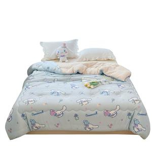 Одеяло Mido Quilt Inserts For Winter Thickened Synthetic Fiber Comforters Sanrio, синий