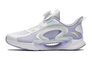 Antakids Кроссовки для бега Chase The Moon 2.0 с амортизацией и воздухопроницаемостью, низкие, детские, цвет: белый, фиолетовый