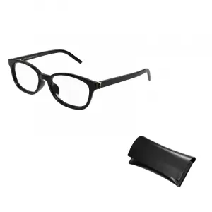 Женская оправа для очков кошачий глаз из переработанного ацетата SAINT LAURENT, черный