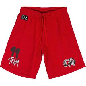 Мужские спортивные шорты SS25 Chrome Hearts, красный