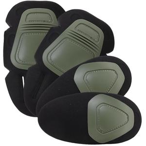 Налокотники и наколенники для занятий спортом на открытом воздухе. Дышащая и удобная защитная экипировка для катания на коньках. Зеленый цвет UKCOCO, Green