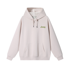 Толстовка мужская с капюшоном Moderate Regular Jeep, бежевый оранжевый fleece-lined