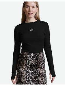 Рубашка с длинными рукавами черного цвета Cotton Candy