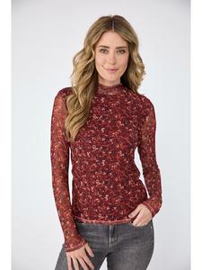 LIEBLINGSSTÜCK Футболка с длинными рукавами "Франциска" красно-черного цвета