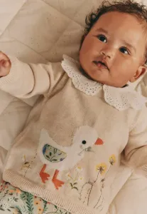 Джемпер Next, Neutral Duck Sage Ditsy