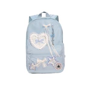 Converse Полиэстеровый рюкзак женский синий белый, Blue White