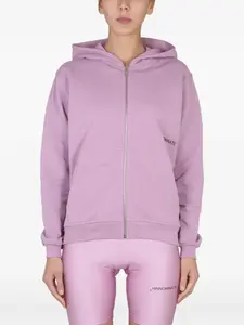 Свитер с карманом на молнии Hinnominate, фиолетовый