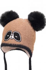 Детская шапка из смеси шерсти ELAN IIA Jamiks, коричневый